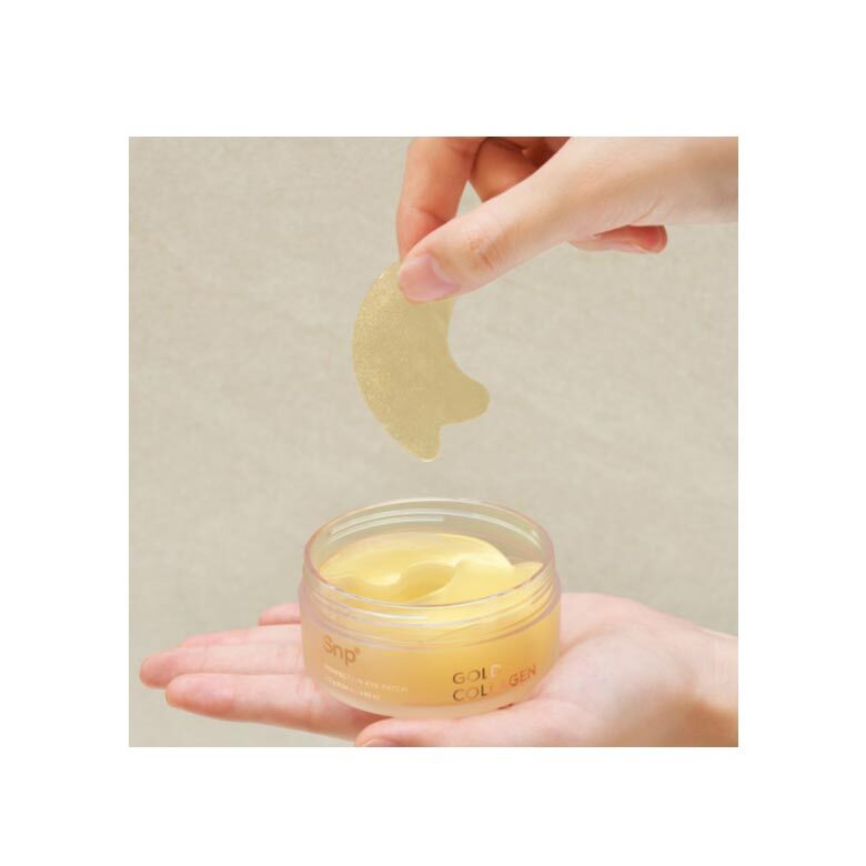 Патчи для глаз с 24-каратным золотом и коллагеном SNP Gold Collagen ...
