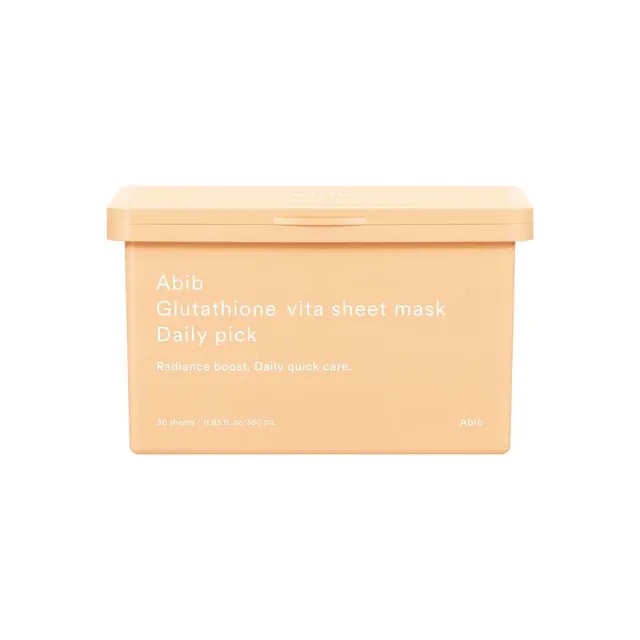 Izgaismojošas auduma maskas ar glutationu un C vitamīnu Abib Glutathione Vita Sheet Mask Daily Pick