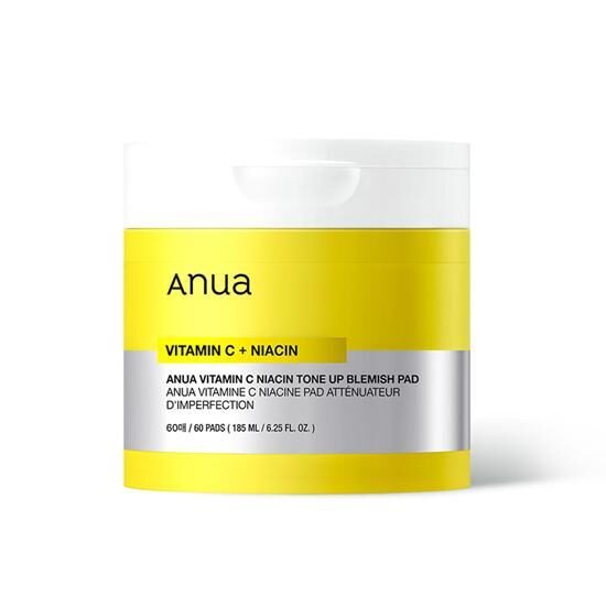 Осветляющие и выравнивающие тонер-пэды для сияния кожи Anua Vitamin C Niacin Tone Up Blemish Pad