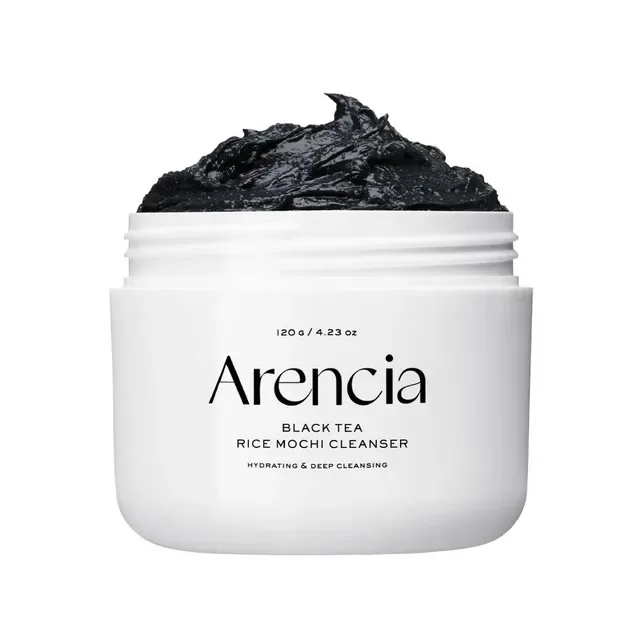 Очищающее средство с чёрным чаем и юдзу Arencia Black Tea Rice Mochi Cleanser