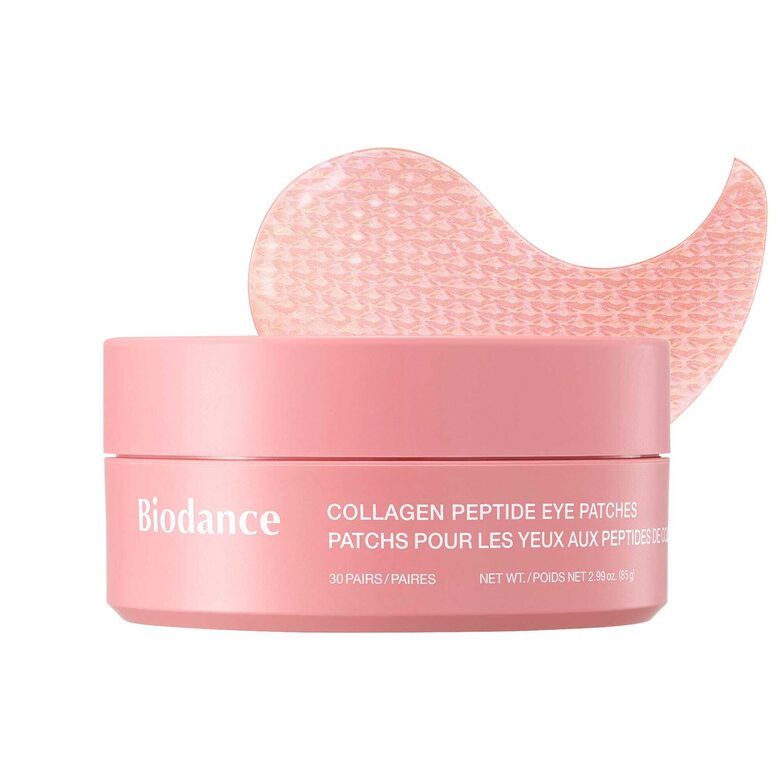 Hidrogela patči ar kolagēnu un peptīdiem ādas tvirtumam Biodance Collagen Peptide Eye Patches