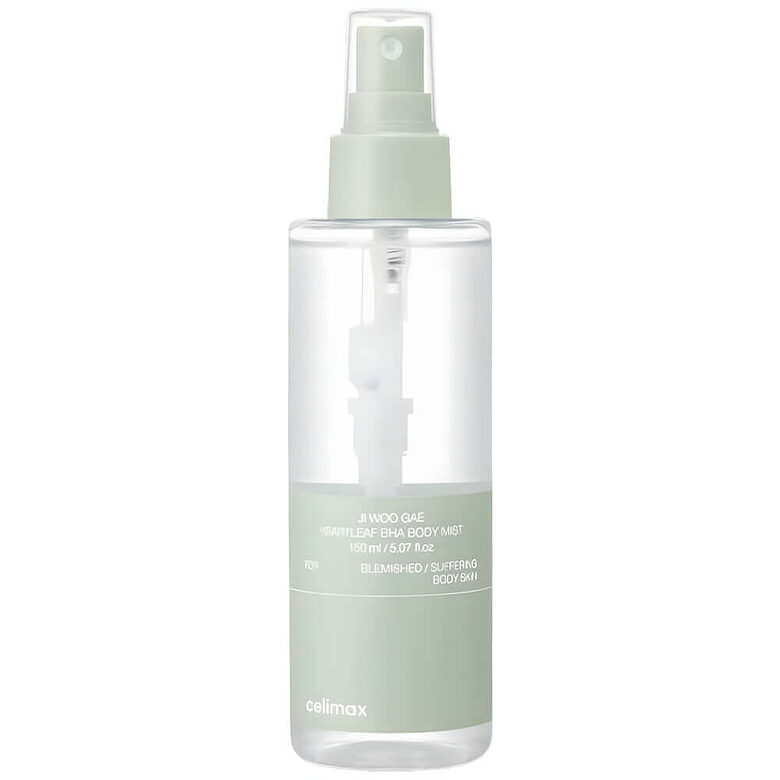 Ķermeņa mists ar BHA pret akni Celimax Ji Woo Gae Heartleaf BHA Body Mist