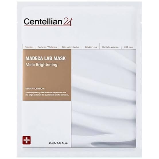 Осветляющая тканевая маска с транексамовой кислотой и витамином C Centellian24 Madeca Lab Mask Mela Brightening