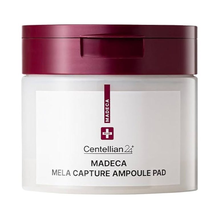 Izgaismojošie ampulas tonera diski ar niacinamīdu un C vitamīnu Centellian24 Madeca Mela Capture Ampoule Pad