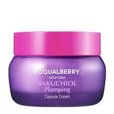 Антивозрастной крем с бакучиолом EQQUALBERRY Bakuchiol Plumping Capsule Cream