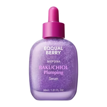 Serums ar bakučiolu ādas tvirtumam, apjomam un gludumam EQQUALBERRY Bakuchiol Plumping Serum