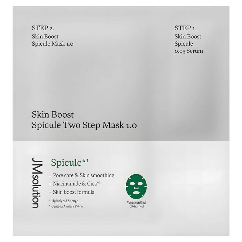 Divfāžu sejas maska ​​ar mikroadatām JMsolution Skin Boost Spicule Two Step Mask 1.0