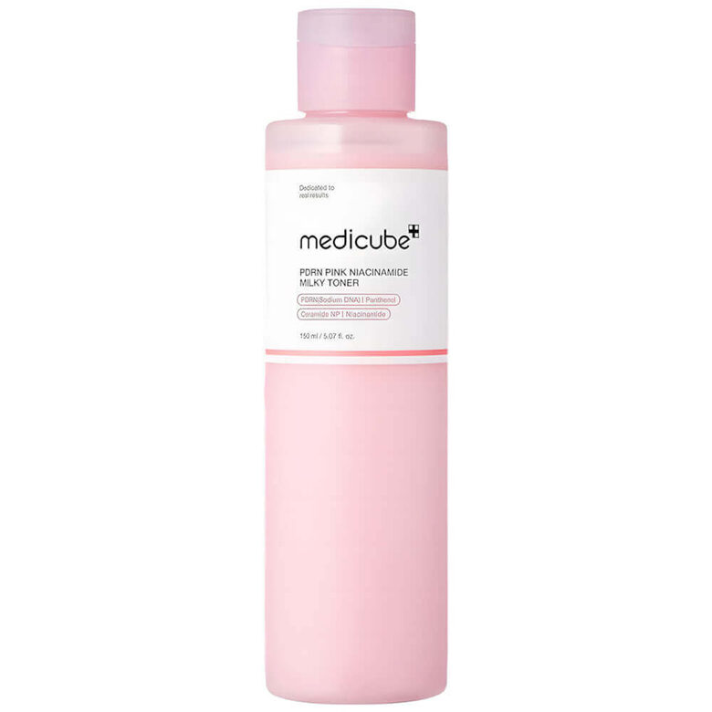 Piena toneris ar PDRN un niacinamīdu Medicube PDRN Pink Niacinamide Milky Toner