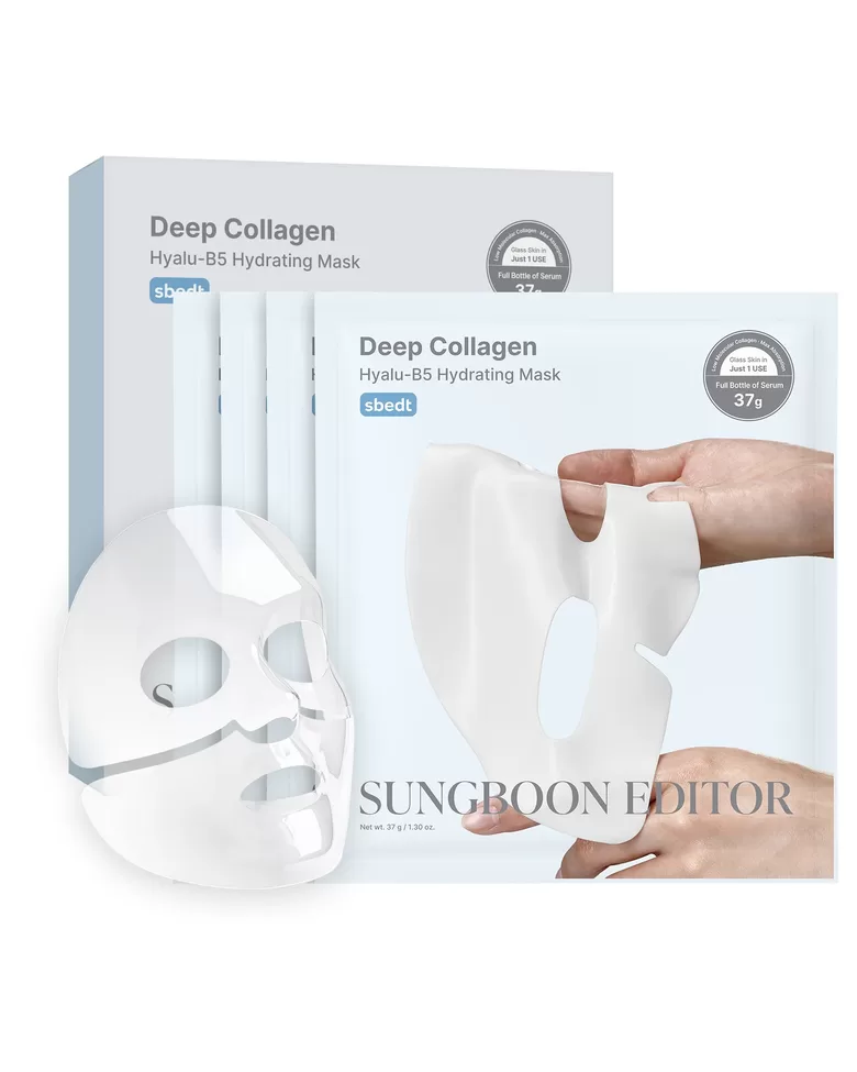 Увлажняющая гидрогелевая маска Sungboon Editor Deep Collagen Hyalu-B5 Hydrating Mask