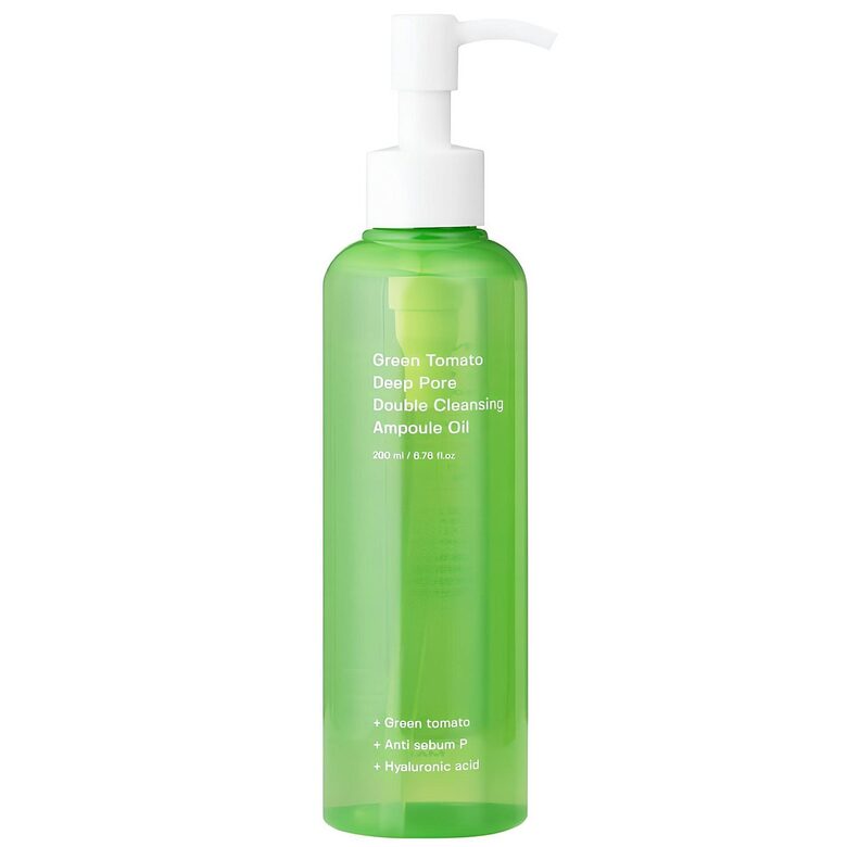Гидрофильное масло для очистки пор Sungboon Editor Green Tomato Deep Pore Double Cleansing Ampoule Oil