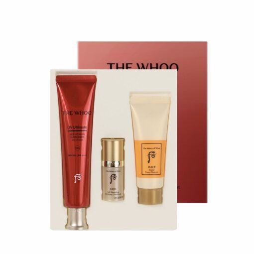 Комплект с солнцезащитным кремом с витаминным комплексом THE WHOO UV Ultimate RED Vitamin Sunscreen Special Set SPF50+ PA++++