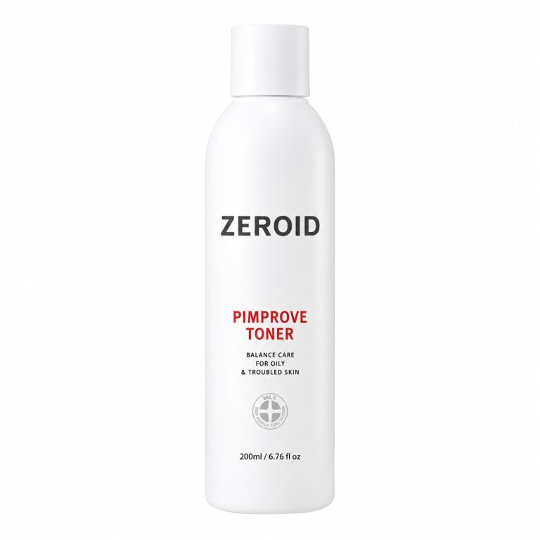 Eksfoliējošs toneris ar LHA un AHA skābēm taukainai un problemātiskai ādai ZEROID Pimprove Facial Toner