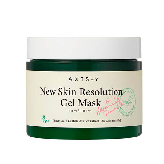 Nomierinoša gēla maska ar hutuīniju AXIS-Y New Skin Resolution Gel Mask