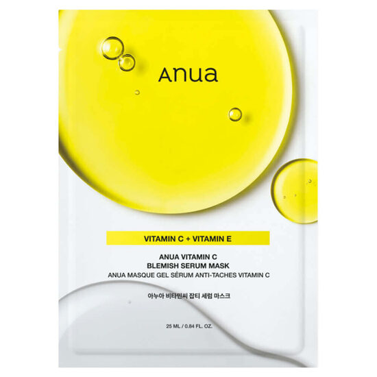 Izgaismojoša sejas maska ar zaļo citronu Anua Green Lemon Vita C Blemish Serum Mask