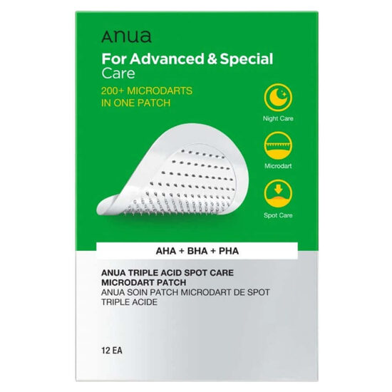 Punktveida plāksteri ar skābēm Anua Triple Acid Spot Care Microdart Patch