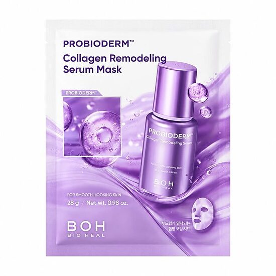 Auduma maska ar kolagēnu un peptīdiem BIOHEAL BOH Probioderm Collagen Remodeling Serum Mask