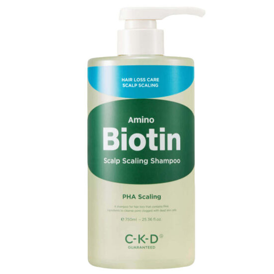 Dziļi attīrošs šampūns ar biotīnu CKD Amino Biotin Scalp Scaling Shampoo