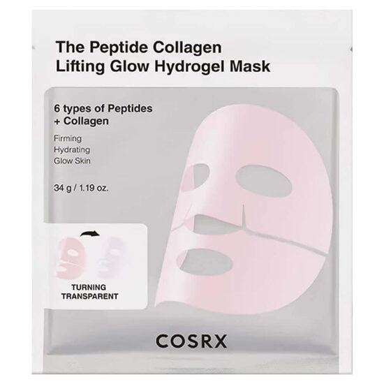 Hidrogela liftinga maska ​​ar peptīdiem COSRX The Peptide Collagen Lifting Glow Hydrogel Mask