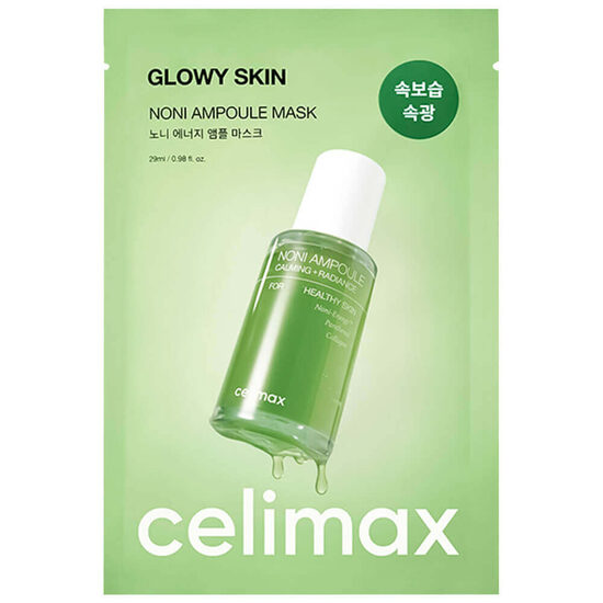 Mitrinoša maska ​​ar noni ekstraktu Celimax Glowy Skin Noni Ampoule Mask