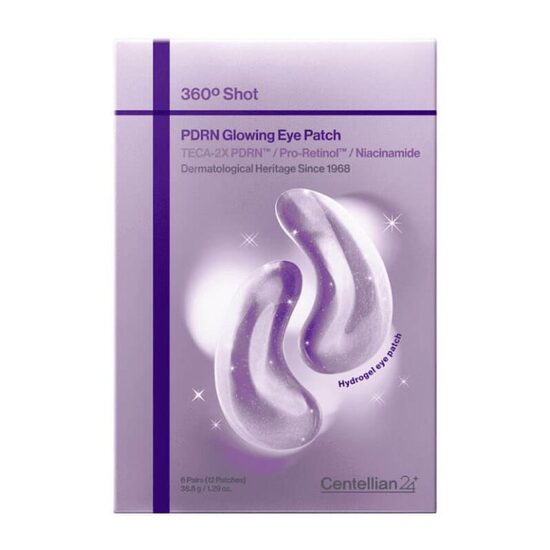 Izgaismojoši liftinga patči ar PDRN un retinolu Centellian24 360º Shot PDRN Glowing Eye Patch