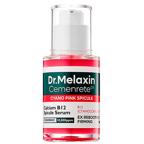Sejas serums ar biospikulām un B12 vitamīnu Dr.Melaxin Cemenrete Cyano Pink Spicule Serum