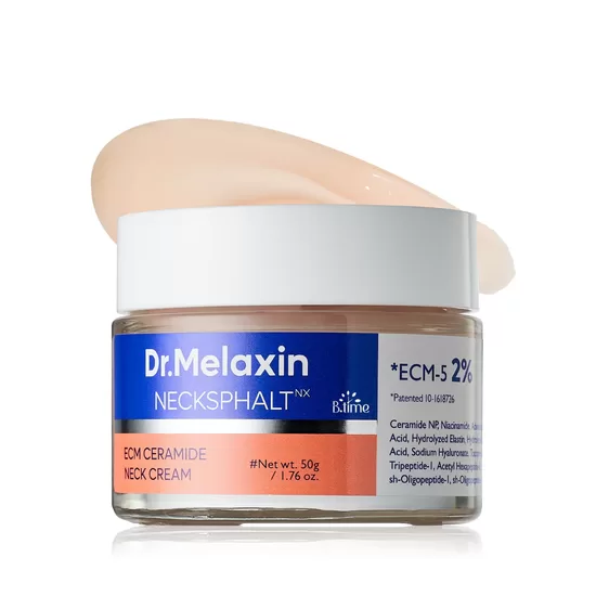 Stiprinošs barojošs krēms kaklam Dr.Melaxin Necksphalt ECM Ceramide Neck Cream