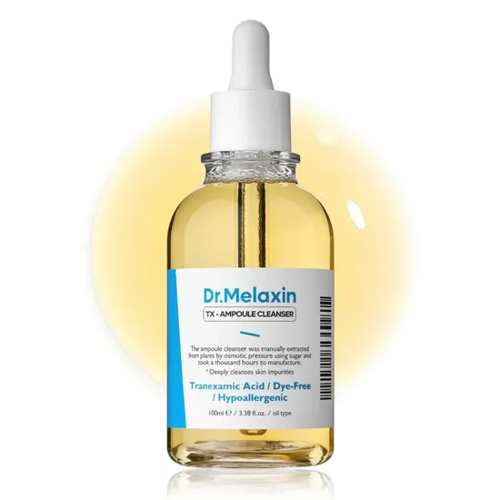 Attīroša eļļa–putas ar traneksāmskābi un ampulas kopšanas kompleksu Dr.Melaxin TX Tranexamic Acid Ampoule Cleanser