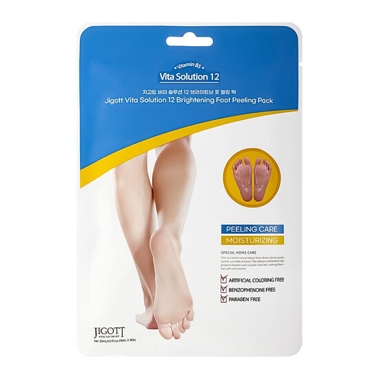 Pīlinga zeķes pēdām JIGOTT Vita Solution 12 Brightening Foot Peeling Pack