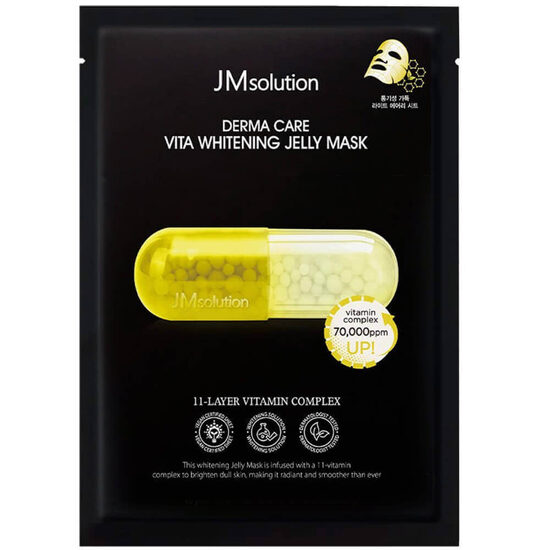 Vitamīnu maska ​​ar niacinamīdu JMsolution Derma Care Vita Whitening Jelly Mask