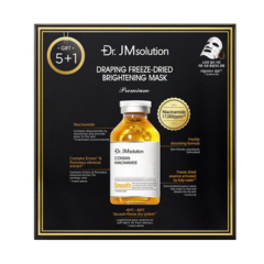 Izgaismojoša maska ​​ar peptīdiem un niacinamīdu JMsolution Draping Freeze-Dried Brightening Mask