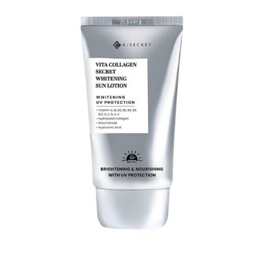 Солнцезащитный лосьон с коллагеном K-Secret Vita Collagen Secret Whitening Sun Lotion
