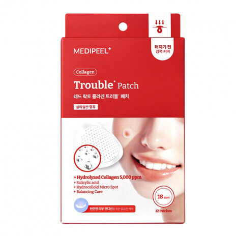 Mikroadatu patči iekaisuma mazināšanai ar kolagēnu MEDIPEEL Collagen Trouble Patch 