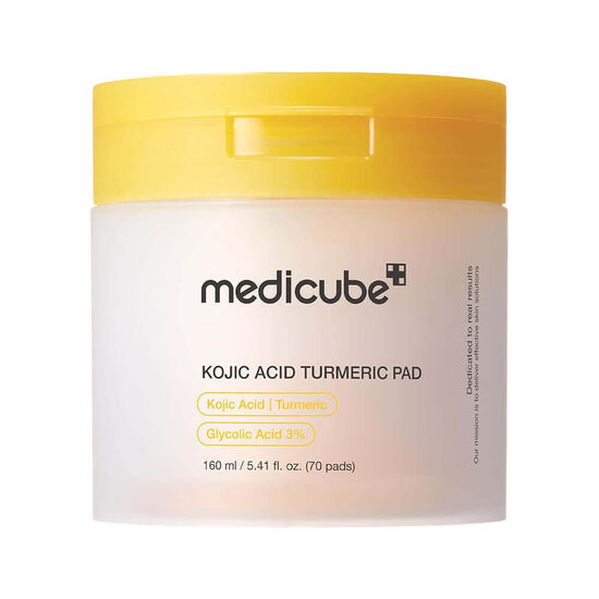 Pīlinga tonera diski ar kojskābi Medicube Kojic Acid Turmeric Pad