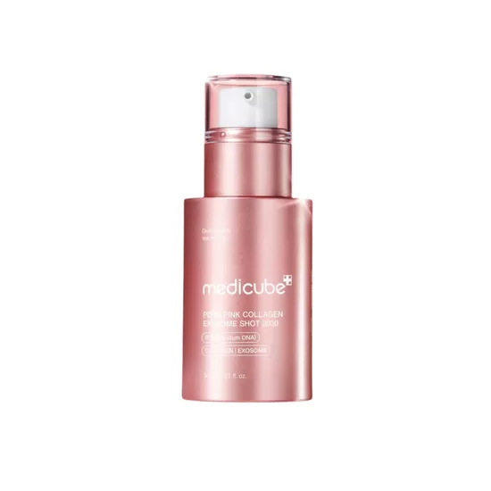 Serums ar eksosomām un PDRN ādas tvirtumam un mirdzumam  Medicube PDRN Pink Exosome Shot Serum 2000
