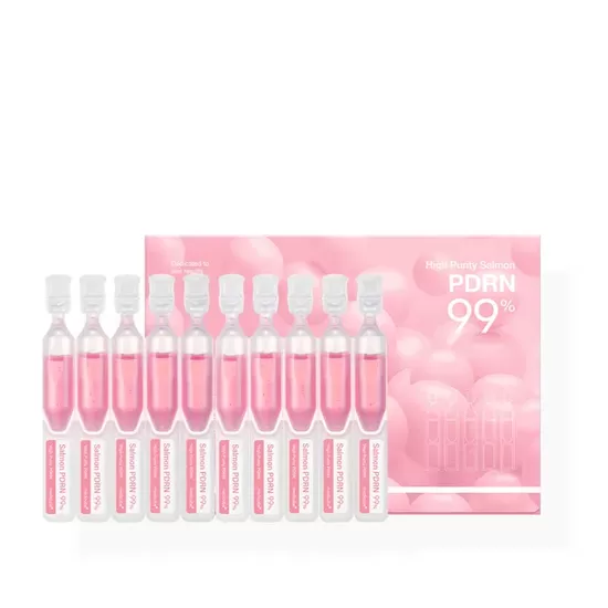 Serums ar 99% PDRN tūlītējam mirdzumam un liftinga efektam Medicube PDRN Pink One Day Serum Set