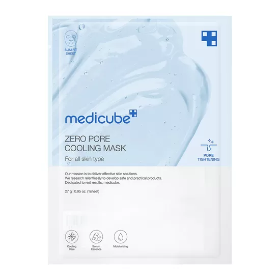 Maska poru savilkšanai un ādas mitrināšanai ar atvēsinošu efektu Medicube Zero Pore Cooling Mask