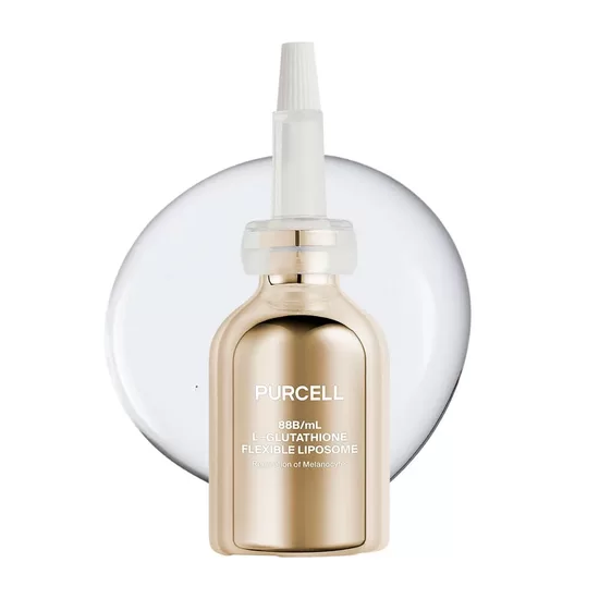 Izgaismojošais ampulu serums ar glutationu un niacinamīdu PURCELL 88B/mL L-Glutathione Flexible Liposome Ampoule