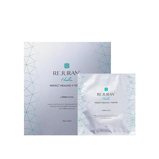 Liftinga maska ar PDRN un peptīdiem sejas ovāla nostiprināšanai un ādas tvirtumam REJURAN Healer Perfect Healing V Tighter