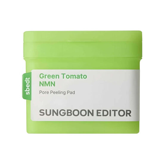 Pīlinga diski poru sašaurināšanai Sungboon Editor Green Tomato NMN Pore Peeling Pad