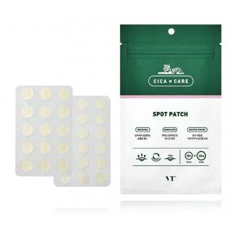 Pretiekaisuma plāksteri VT Cosmetics CICA Spot Patch