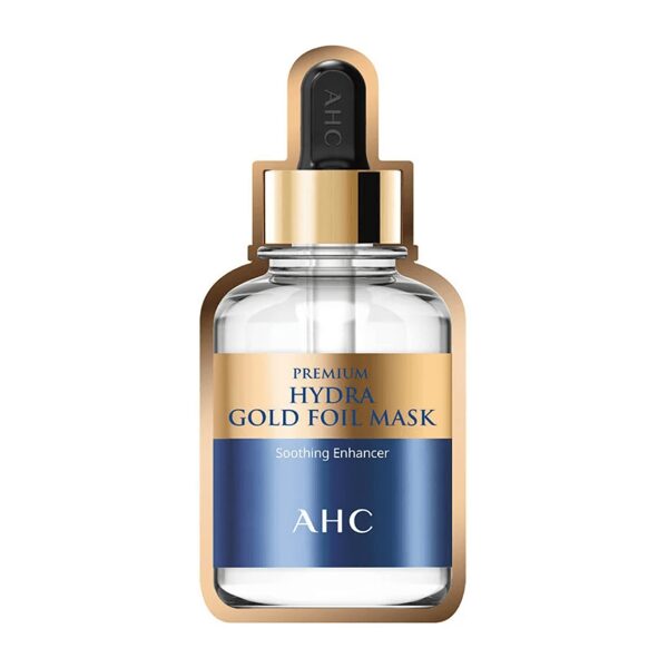 3 slāņu folijas maska AHC Premium Hydra Gold Foil Mask