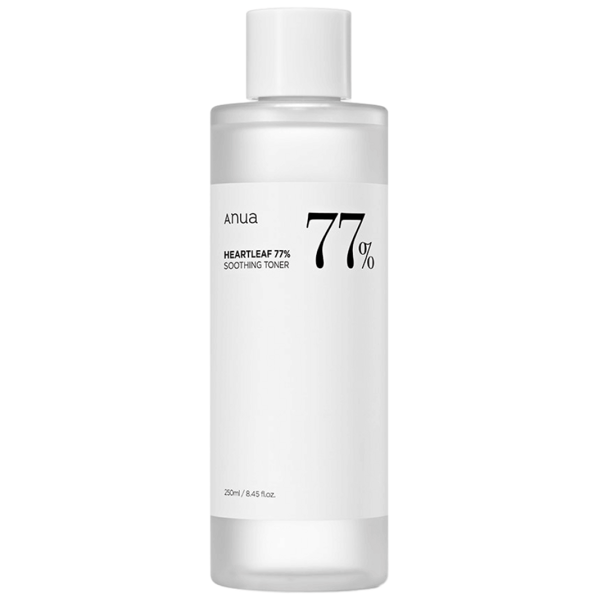 Nomierinošs toniks uz houttuynia bāzes Anua Heartleaf 77% Soothing Toner