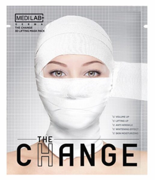 Liftinga maska ​​ar kolagēnu un peptīdiem DAYCELL Medilab Derma The Change 3D Lifting Mask 