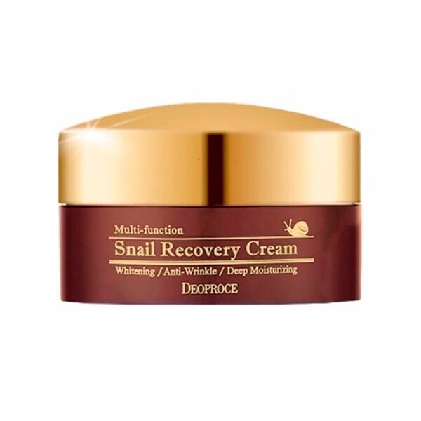 Atjaunojošs krēms ar gliemežu ekstraktu Deoproce Snail Recovery Cream