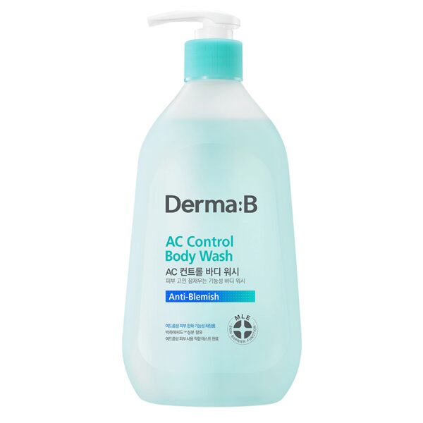 Lamelāra dušas želeja pret iekaisumu Derma:B AC Control Body Wash