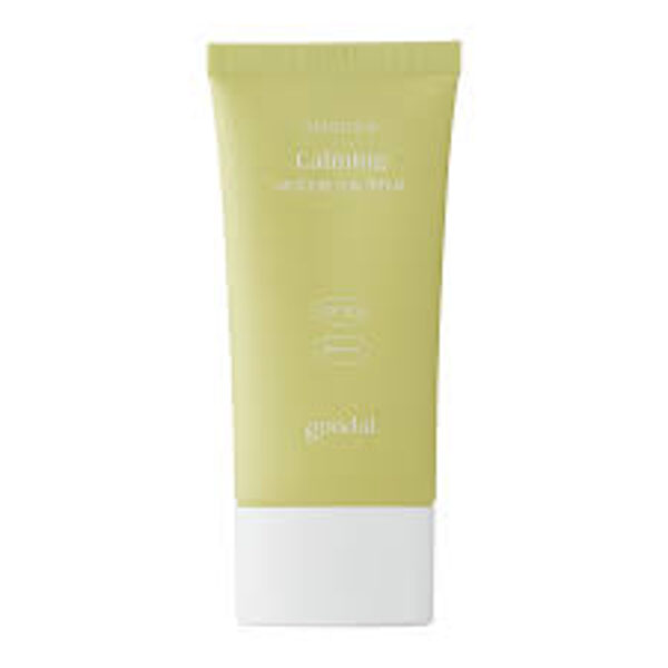 Nomierinošs mitrinošs saules aizsargkrēms GOODAL Heartleaf Calming Moisture Sun Cream SPF50+ PA++++