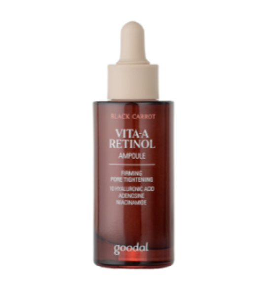 Melno burkānu retinola ampula Goodal Black Carrot Vita-A Retinol Firming Ampoule 