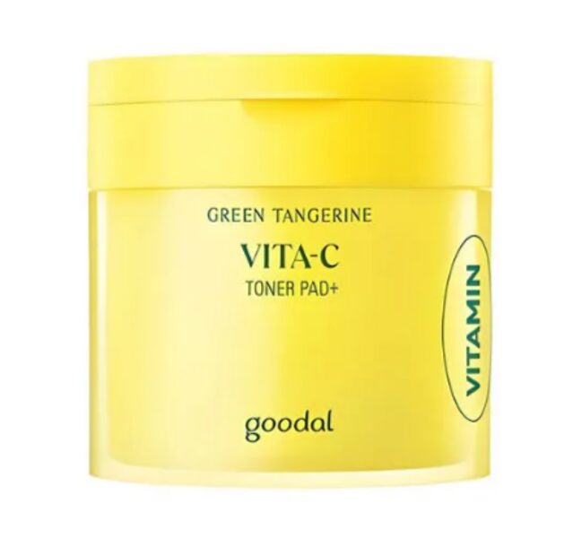 Pedi ar C vitamīnu Goodal Green Tangerine Vita C Toner Pad