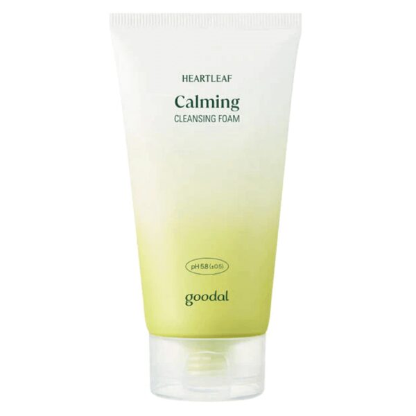 Zemas skābes putas ar hauttuynia Goodal Heartleaf Calming Cleansing Foam