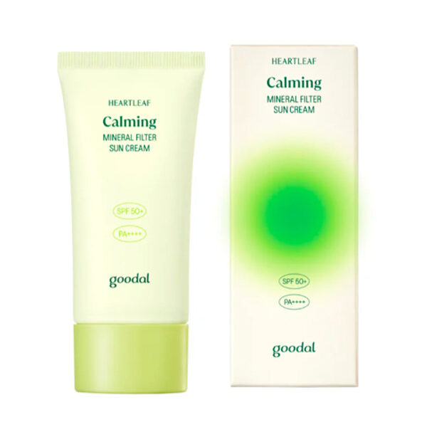 Minerāls sauļošanās līdzeklis Goodal Heartleaf Calming Mineral Filter Sun Cream SPF50+ PA++++